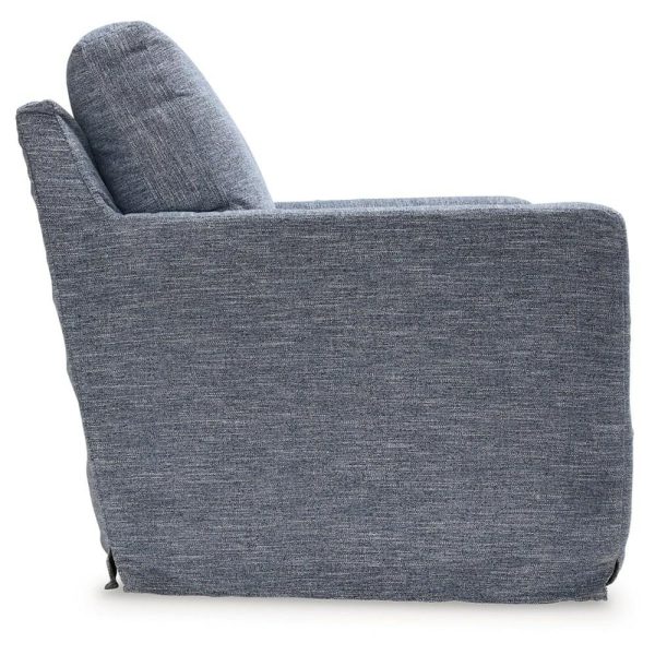 Casual Swivel Glider Accent Chair In Performance Fabric Slipcover  |  Living Room Chairs Living Room Living Room Chairs