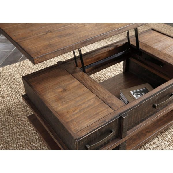 Lift Top Cocktail Table With 2 Drawers And Shelf  |  Coffee Tables Coffee Tables Coffee Tables