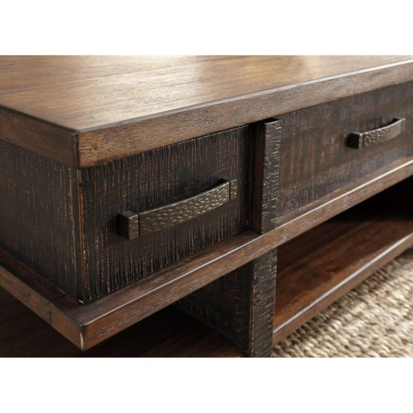 Lift Top Cocktail Table With 2 Drawers And Shelf  |  Coffee Tables Coffee Tables Coffee Tables