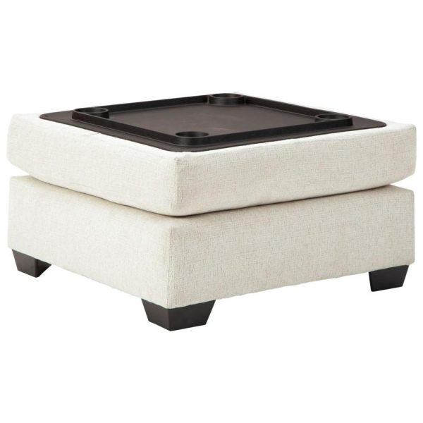 Ottoman With Storage/Reversible Tray Top With Cup Holders  |  Ottomans Living Room Ottomans