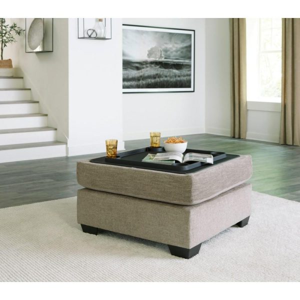 Square Cocktail Ottoman With Storage And Reversible Top  |  Ottomans Living Room Ottomans