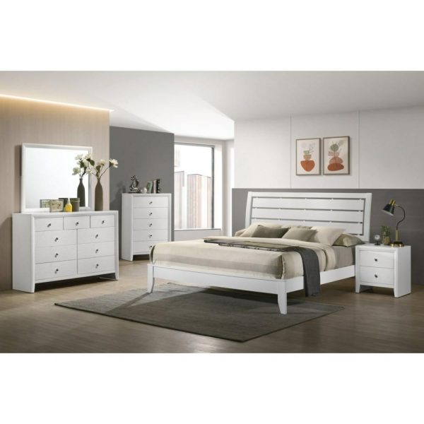 Contemporary Dresser & Mirror Set  |  Mirrored Dressers Bedroom Mirrored Dressers