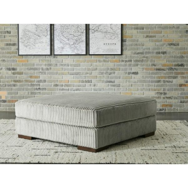 Contemporary Ottoman With Block Legs  |  Ottomans Living Room Ottomans