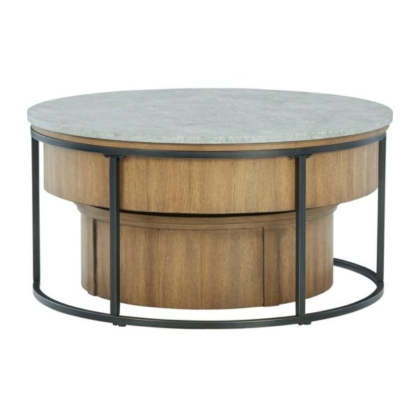 Nesting Coffee Table With Faux Lift Top And Table With Casters (Set Of 2)  |  Coffee Tables Coffee Tables Coffee Tables