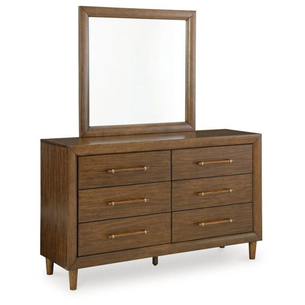 Mid-Century Modern Dresser And Mirror  |  Mirrored Dressers Bedroom Mirrored Dressers